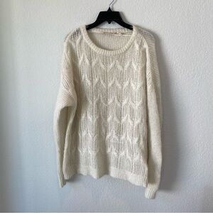 Soft Surroundings Noemi Knit Sparkly Metallic Pullover Sweater Size XL